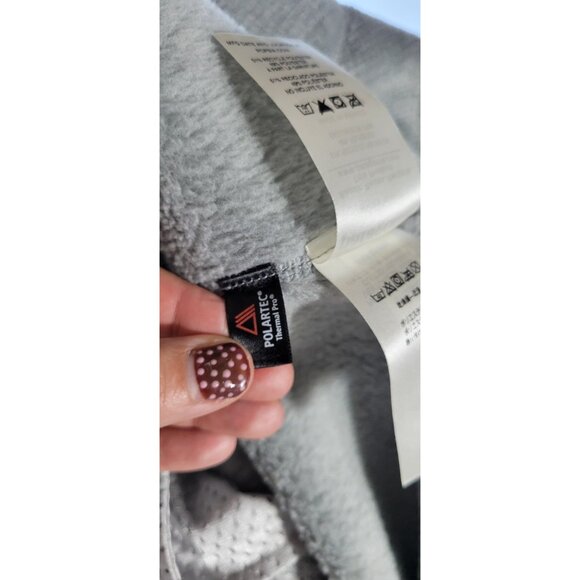 PATAGONIA Snap-T Polartec Fleece Pullover Gray/Pink Pockets Size XS - Picture 11 of 15